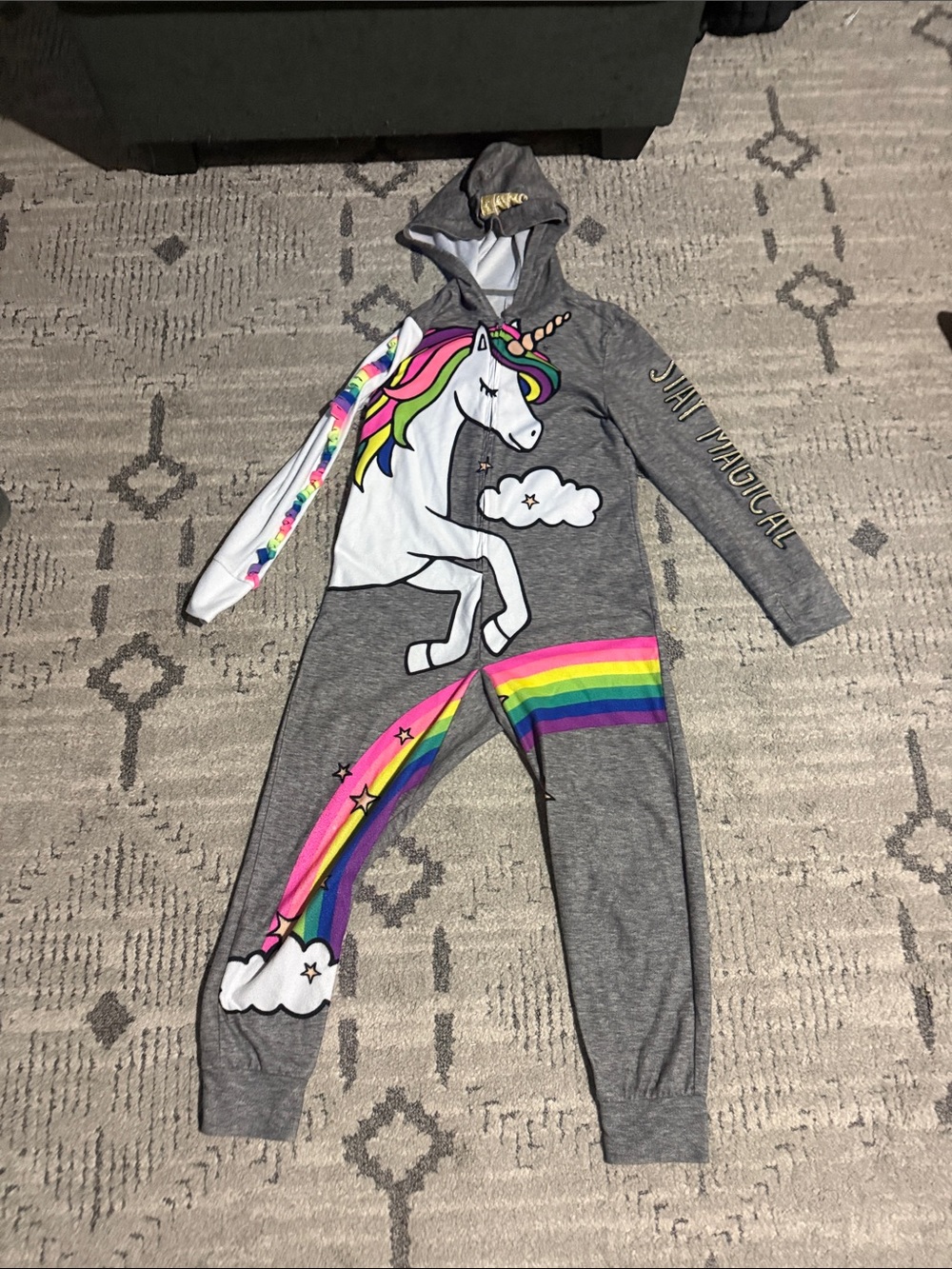 Kids Unicorn Rainbow Onesie